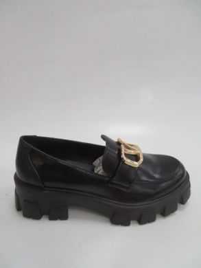 Mokasyny Damskie na koturnie (36-41) NC1118 BLACK