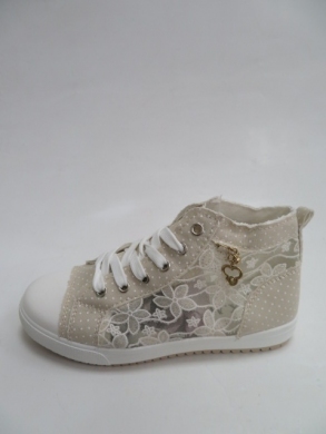 Trampki Damskie na koturnie (36-41) A505 BEIGE