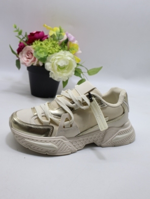 Buty sportowe damskie na płaskim (36-41) W-N8 BEIGE