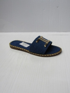 Klapki damskie na płaskim (36-41) DM97 NAVY