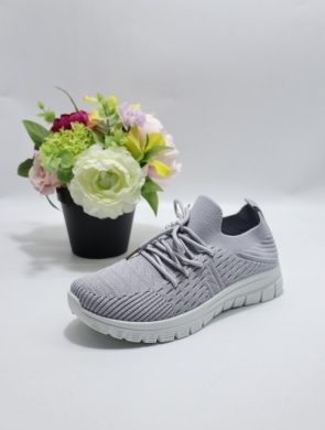 Buty sportowe damskie na płaskim (36-41) KT25018 GREY
