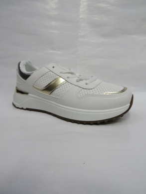 Buty sportowe damskie na płaskim (36-41) XBC23206 WHITE