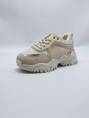 Sneakersy damskie (36-41) D232-29 BEIGE
