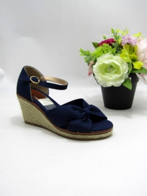 Sandały damskie na koturnie (36-41) LE-558 BLUE
