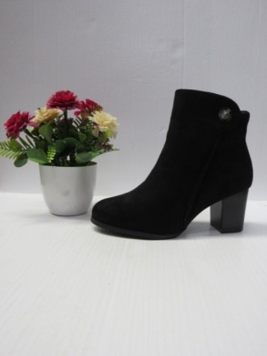 Botki damskie ocieplane na obcasie (36-41) H2270A BLACK