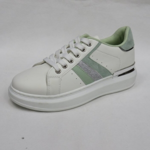 Buty sportowe damskie na płaskim (36-41) R131 GREEN