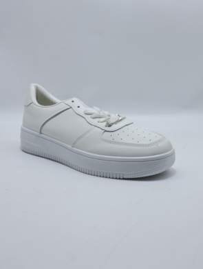Buty sportowe damskie na płaskim (36-41) A8057-2 WH
