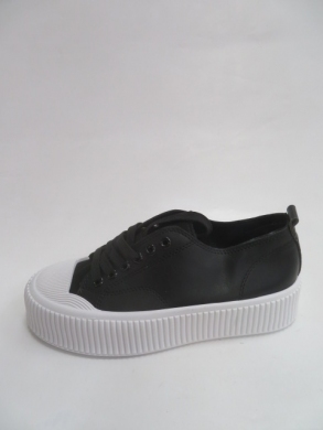 Trampki damskie na koturnie (36-41) AB976 BLACK