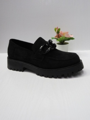 Mokasyny damskie na płaskim (36-41) DE1130S BLACK
