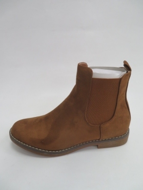 Botki damskie jesienne na płaskim (36-41) 20591 CAMEL