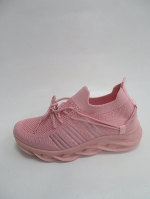 Buty sportowe damskie na płaskim (36-41) 88-53 PINK