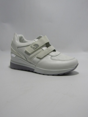 Buty sportowe damskie na koturnie (36-41) J-139 WHI
