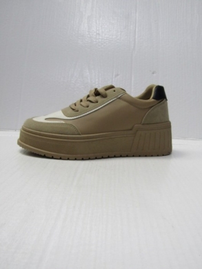 Buty sportowe damskie na płaskim (36-41) VL178 KHAKI