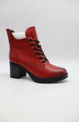 Botki damskie ocieplane na obcasie (36-41) BA-622 RED