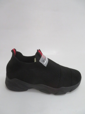 Buty sportowe damskie na płaskim (36-41) JR801 BLACK