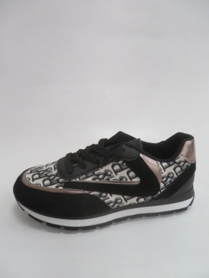 Sneakersy damskie niskie (36-41) 8766-SP BLACK