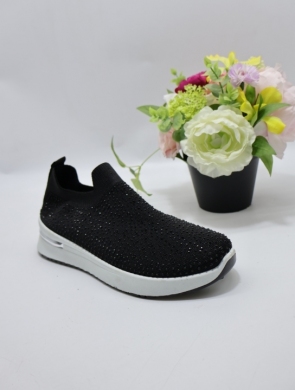 Buty sportowe damskie na płaskim (36-41) SJ2501-2 BLACK