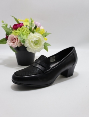 Półbuty damskie na obcasie (36-41) HL61716 BLACK
