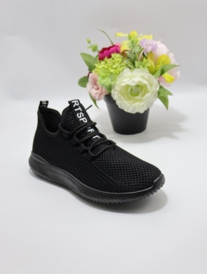 Buty sportowe damskie na płaskim (36-41) AHMD21-1 BLACK