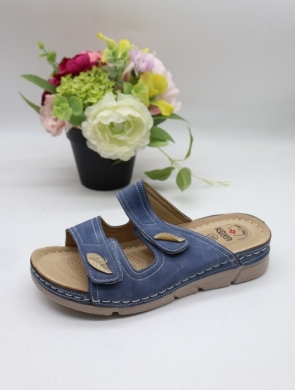 Klapki damskie na płaskim (36-41) 29787-6 NAVY