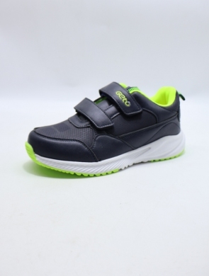 Buty sportowe chłopięce (32-37) Q393 BLUE/GREEN