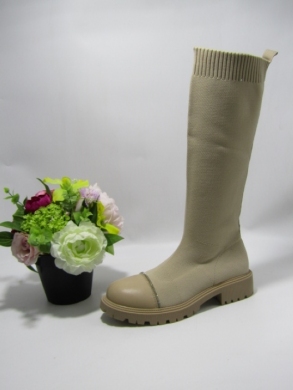 Kozaki damskie na płaskim (36-41) RXJ-192 KHAKI