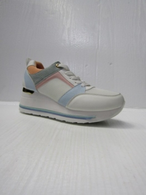 Buty sportowe damskie na koturnie (36-41) 28513 WHITE/BLUE