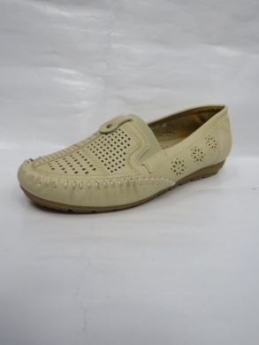 Mokasyny damskie na płaskim (39-43) DJ5-17 BEIGE