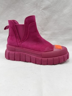 Botki damskie na płaskim (36-41) F1015 FUCHSIA
