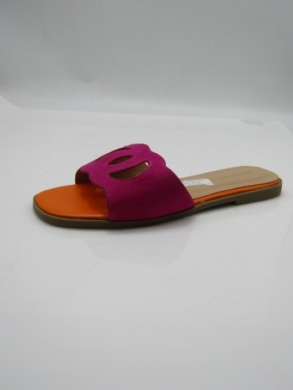 Klapki damskie na płaskim (36-41) 3861 FUCHSIA