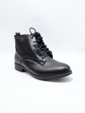 Botki damskie na płaskim (36-41) HL61731 BLACK