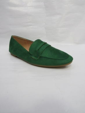 Mokasyny damskie na płaskim (36-41) L-12 GREEN