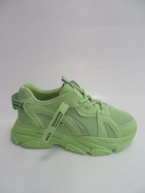 Buty sportowe damskie na płaskim (36-41) FF-32 GREEN