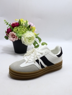 Buty sportowe damskie na płaskim (36-41) 2012 WHITE