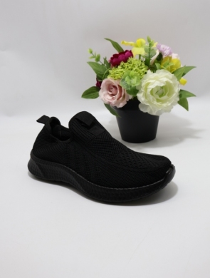 Buty sportowe damskie na płaskim (36-41) EV-361 ALLBLACK