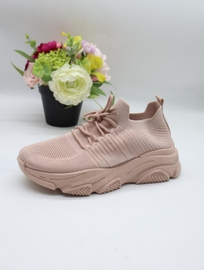Buty sportowe damskie na płaskim (36-41) 88-70 PINK
