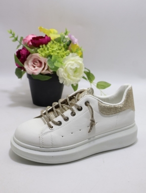 Buty sportowe damskie na płaskim (36-41) EV388 GOLD