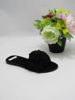 Klapki damskie na płaskim (36-41) 7236 BLACK