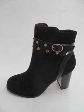 Botki damskie jesienne na obcasie (36-41) J803 BLACK