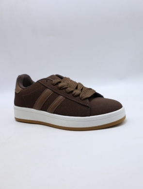 Buty sportowe damskie na płaskim (36-41) W157 BROWN