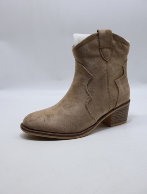 Botki damskie na obcasie (36-41) DF222 KHAKI