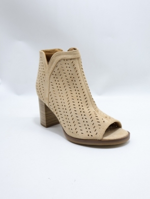Botki damskie na obcasie (36-41) 3150 BEIGE