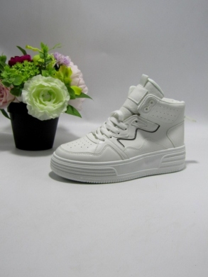 Buty sportowe damskie na płaskim (36-41) 9069 WHITE