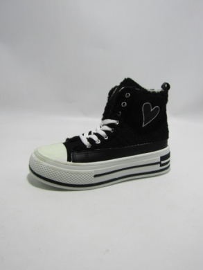 Trampki damskie na płaskim (36-41) LY113 BLACK
