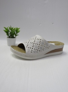 Klapki damskie na koturnie (36-41) N22-885 WHITE