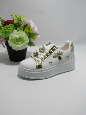 Buty sportowe damskie na płaskim (36-41) 24003 GOLD