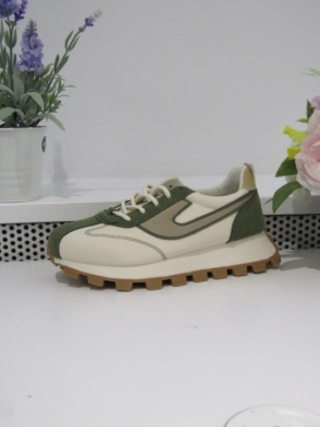 Buty sportowe damskie na płaskim (36-41) 88-91 GREEN