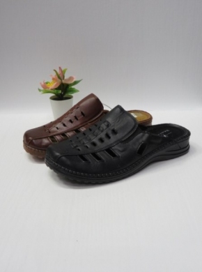 Klapki damskie na płaskim (37-42) E130-1A BL/WH/BR