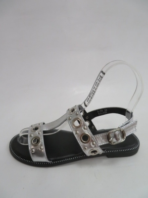 Sandały Damskie na płaskim (36-41) A-88 SILVER