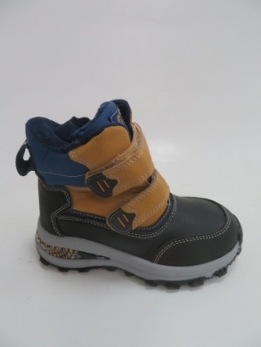 Botki chłopięce ocieplane (26-31) H276 BLACK/CAMEL